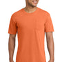 Comfort Colors Mens Short Sleeve Crewneck T-Shirt w/ Pocket - Burnt Orange