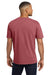 Comfort Colors 6030 Mens Short Sleeve Crewneck T-Shirt w/ Pocket Crimson Red Model Back