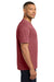 Comfort Colors 6030 Mens Short Sleeve Crewneck T-Shirt w/ Pocket Crimson Red Model Side