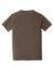 Comfort Colors 6030 Mens Short Sleeve Crewneck T-Shirt w/ Pocket Espresso Brown Flat Back