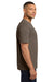Comfort Colors 6030 Mens Short Sleeve Crewneck T-Shirt w/ Pocket Espresso Brown Model Side