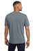Comfort Colors 6030 Mens Short Sleeve Crewneck T-Shirt w/ Pocket Granite Grey Model Back