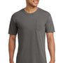 Comfort Colors Mens Short Sleeve Crewneck T-Shirt w/ Pocket - Grey