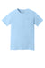 Comfort Colors 6030 Mens Short Sleeve Crewneck T-Shirt w/ Pocket Hydrangea Blue Flat Front