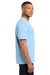 Comfort Colors 6030 Mens Short Sleeve Crewneck T-Shirt w/ Pocket Hydrangea Blue Model Side