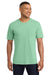 Comfort Colors 6030 Mens Short Sleeve Crewneck T-Shirt w/ Pocket Island Reef Green Model Front