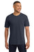 Comfort Colors 6030 Mens Short Sleeve Crewneck T-Shirt w/ Pocket Midnight Blue Model Front