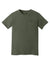 Comfort Colors 6030 Mens Short Sleeve Crewneck T-Shirt w/ Pocket Moss Green Flat Front
