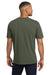 Comfort Colors 6030 Mens Short Sleeve Crewneck T-Shirt w/ Pocket Moss Green Model Back