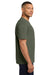 Comfort Colors 6030 Mens Short Sleeve Crewneck T-Shirt w/ Pocket Moss Green Model Side