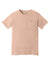 Comfort Colors 6030 Mens Short Sleeve Crewneck T-Shirt w/ Pocket Peachy Flat Front