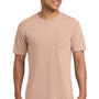 Comfort Colors Mens Short Sleeve Crewneck T-Shirt w/ Pocket - Peachy
