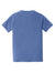 Comfort Colors 6030 Mens Short Sleeve Crewneck T-Shirt w/ Pocket Periwinkle Blue Flat Back