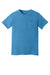 Comfort Colors 6030 Mens Short Sleeve Crewneck T-Shirt w/ Pocket Royal Caribe Blue Flat Front