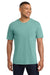Comfort Colors 6030 Mens Short Sleeve Crewneck T-Shirt w/ Pocket Seafoam Green Model Front