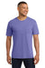 Comfort Colors 6030 Mens Short Sleeve Crewneck T-Shirt w/ Pocket Violet Purple Model Front