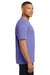 Comfort Colors 6030 Mens Short Sleeve Crewneck T-Shirt w/ Pocket Violet Purple Model Side