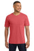 Comfort Colors 6030 Mens Short Sleeve Crewneck T-Shirt w/ Pocket Watermelon Pink Model Front