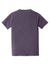 Comfort Colors 6030 Mens Short Sleeve Crewneck T-Shirt w/ Pocket Wine Flat Back