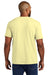 Comfort Colors 6030 Mens Short Sleeve Crewneck T-Shirt w/ Pocket Banana Yellow Model Back