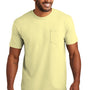 Comfort Colors Mens Short Sleeve Crewneck T-Shirt w/ Pocket - Banana Yellow
