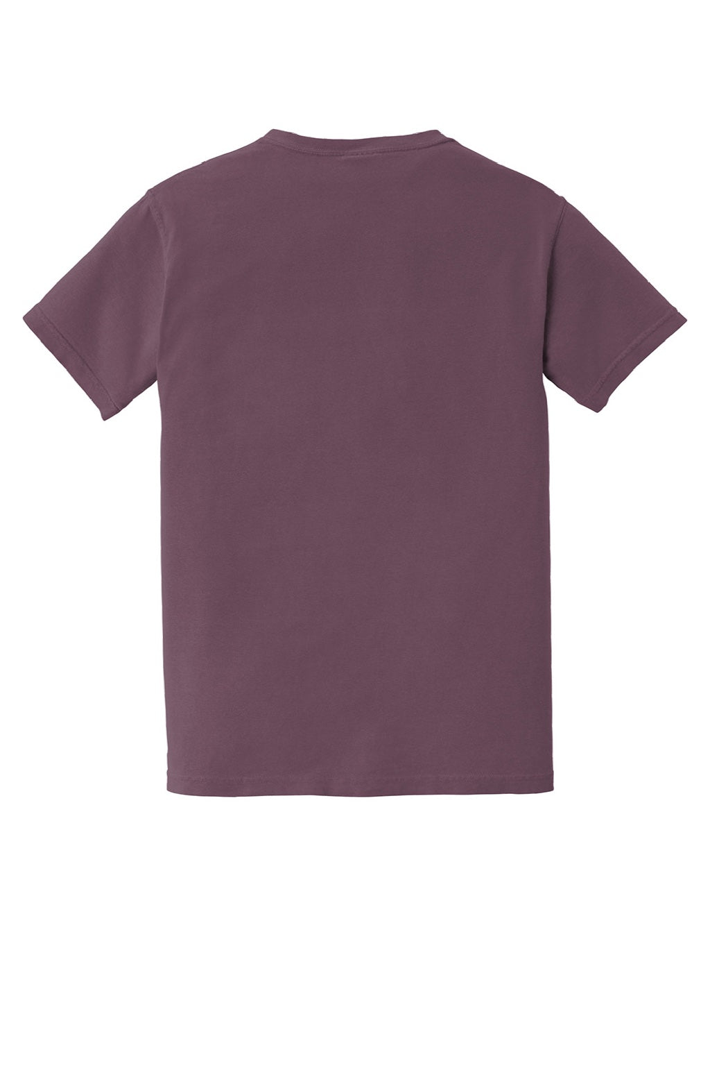 Comfort Colors 6030 Mens Short Sleeve Crewneck T-Shirt w/ Pocket Berry Flat Back