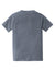 Comfort Colors 6030 Mens Short Sleeve Crewneck T-Shirt w/ Pocket Blue Jean Flat Back