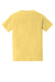 Comfort Colors 6030 Mens Short Sleeve Crewneck T-Shirt w/ Pocket Butter Yellow Flat Back