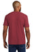 Comfort Colors 6030 Mens Short Sleeve Crewneck T-Shirt w/ Pocket Chili Red Model Back