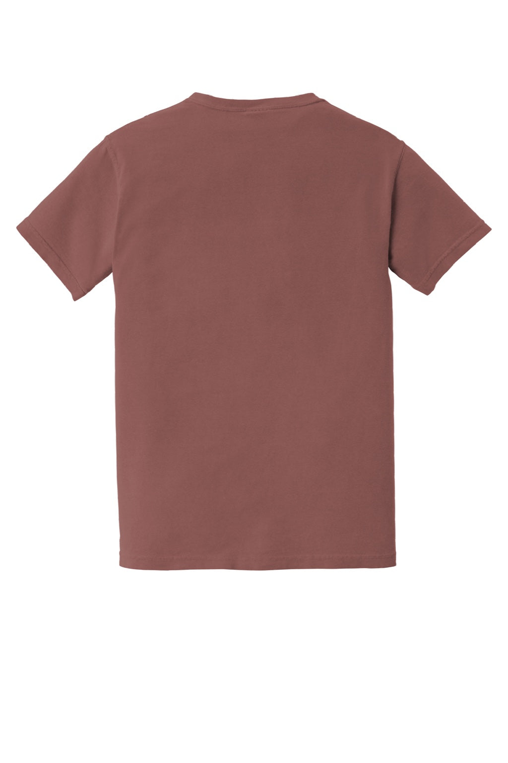 Comfort Colors 6030 Mens Short Sleeve Crewneck T-Shirt w/ Pocket Cumin Flat Back