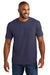 Comfort Colors 6030 Mens Short Sleeve Crewneck T-Shirt w/ Pocket Grape Purple Model Front