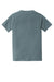 Comfort Colors 6030 Mens Short Sleeve Crewneck T-Shirt w/ Pocket Ice Blue Flat Back