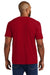 Comfort Colors 6030 Mens Short Sleeve Crewneck T-Shirt w/ Pocket Red Model Back
