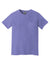 Comfort Colors 6030 Mens Short Sleeve Crewneck T-Shirt w/ Pocket Violet Purple Flat Front