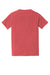 Comfort Colors 6030 Mens Short Sleeve Crewneck T-Shirt w/ Pocket Watermelon Pink Flat Back