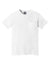 Comfort Colors 6030 Mens Short Sleeve Crewneck T-Shirt w/ Pocket White Flat Front