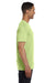 Comfort Colors 6030 Mens Short Sleeve Crewneck T-Shirt w/ Pocket Celadon Green Model Side