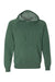Independent Trading Company PRM33SBP Mens Special Blend Raglan Hooded Sweatshirt Hoodie w/ Pouch Pocket Moss Green Flat Front
