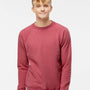 Independent Trading Co. Mens Special Blend Crewneck Raglan Sweatshirt - Crimson Red - NEW