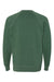 Independent Trading Company PRM30SBC Mens Special Blend Crewneck Raglan Sweatshirt Moss Green Flat Back