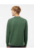 Independent Trading Co. PRM30SBC Mens Special Blend Crewneck Raglan Sweatshirt Moss Green Model Back