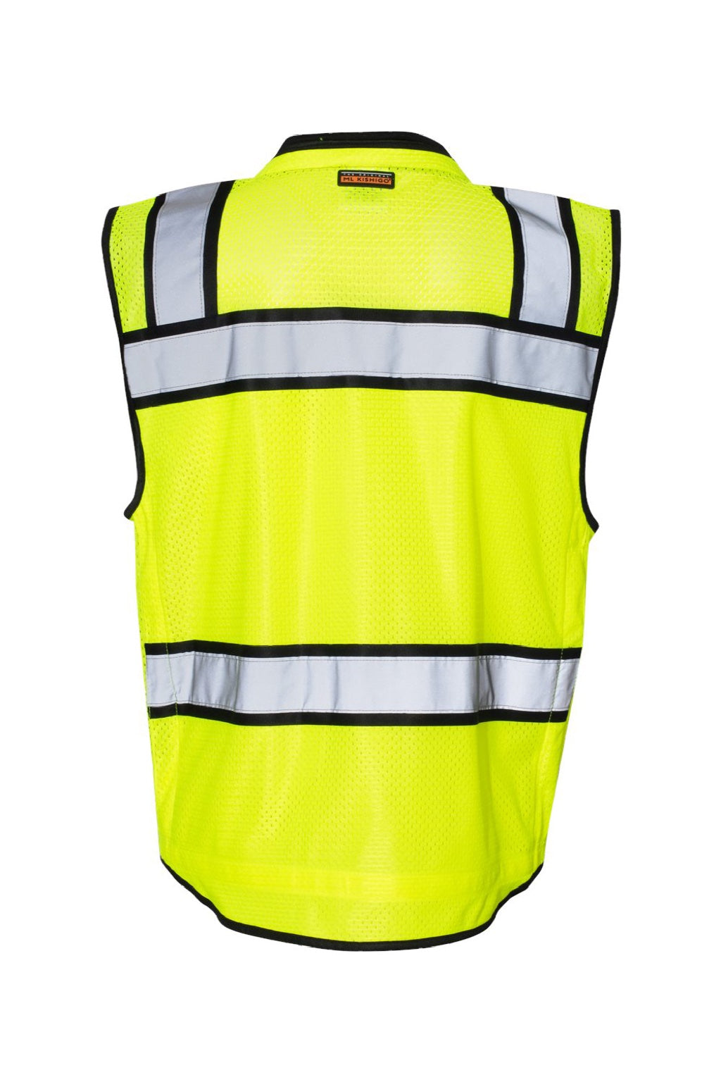 Kishigo S5004-5005 Unisex High Performance Surveyors Vest Lime Green Flat Back