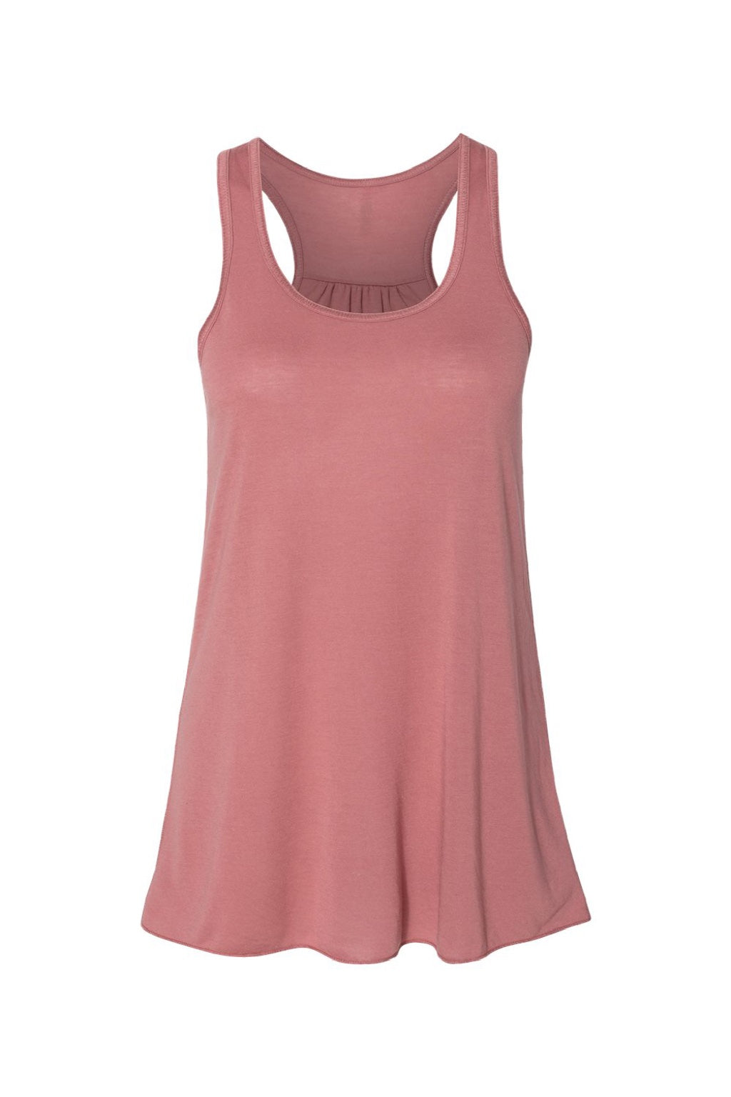 Bella + Canvas BC8800/8800 Womens Flowy Tank Top Mauve Flat Front