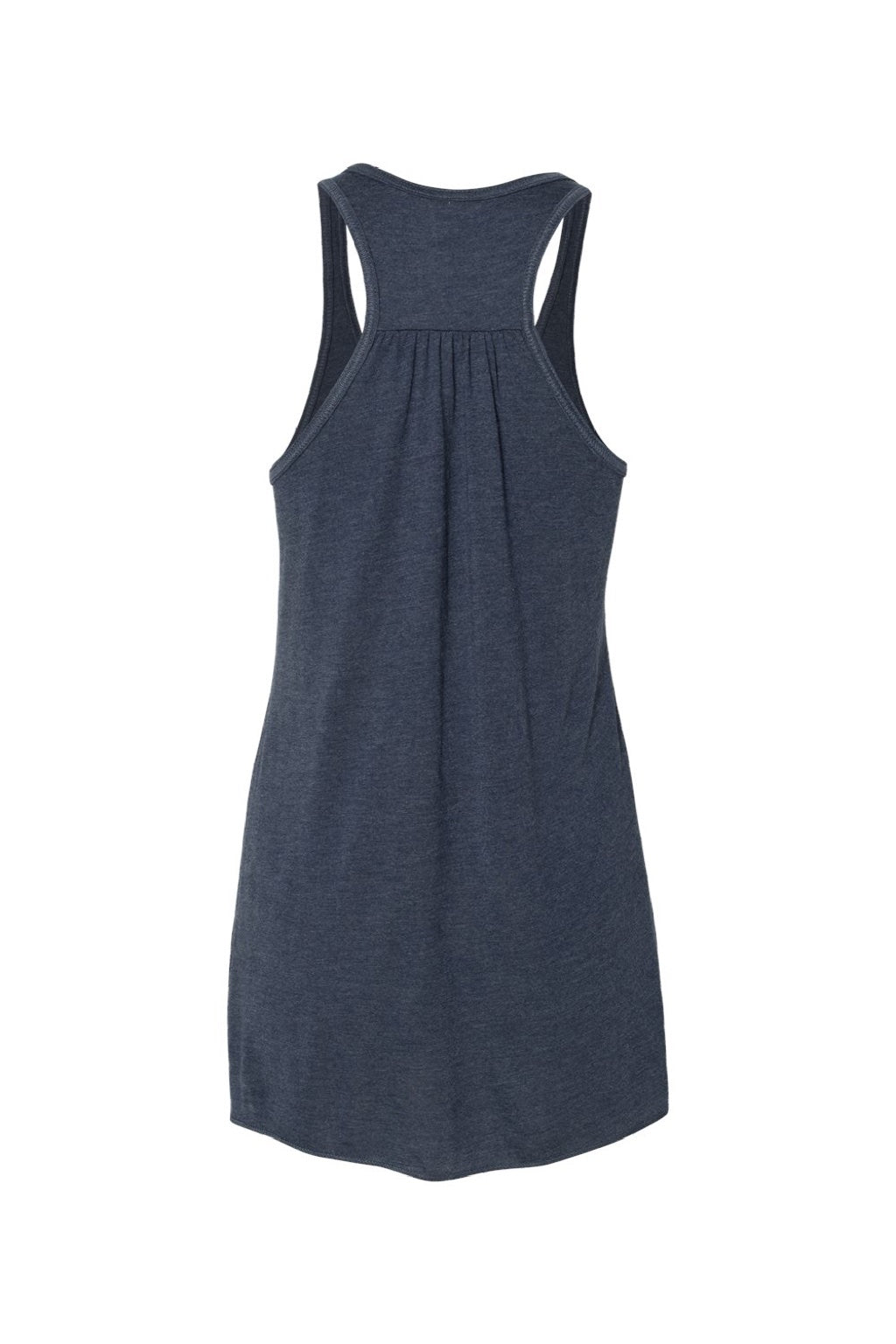 Bella + Canvas BC8800/8800 Womens Flowy Tank Top Heather Navy Blue Flat Back
