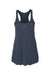 Bella + Canvas BC8800/8800 Womens Flowy Tank Top Heather Navy Blue Flat Front