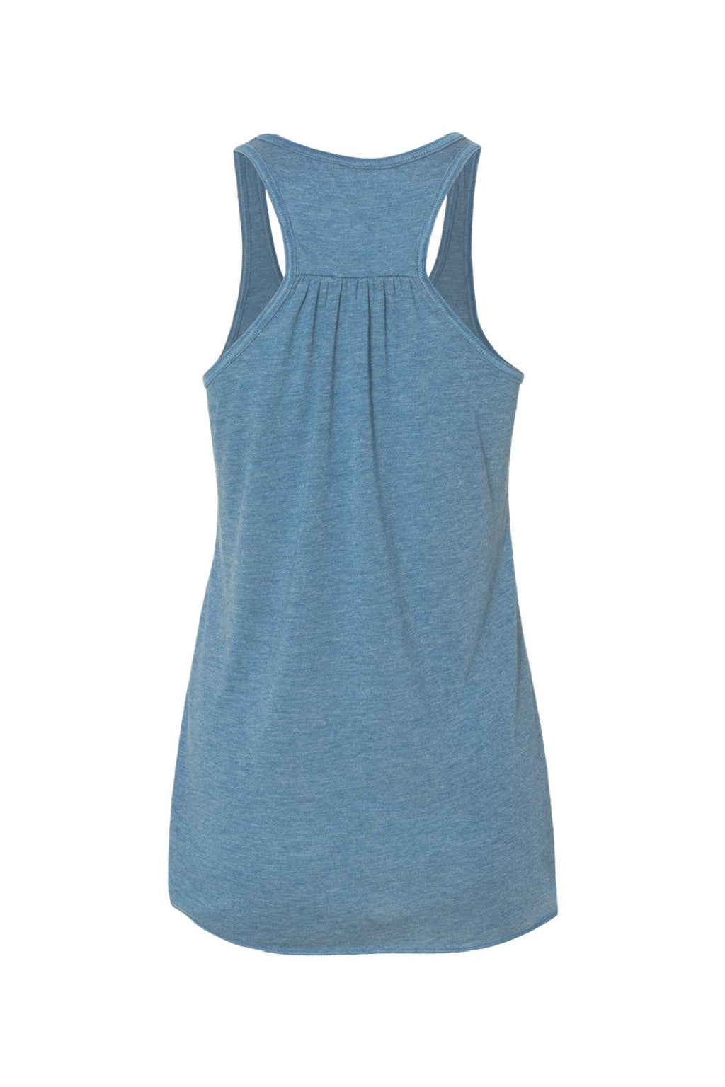 Bella + Canvas BC8800/8800 Womens Flowy Tank Top Heather Deep Teal Green Flat Back