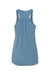 Bella + Canvas BC8800/8800 Womens Flowy Tank Top Heather Deep Teal Green Flat Back