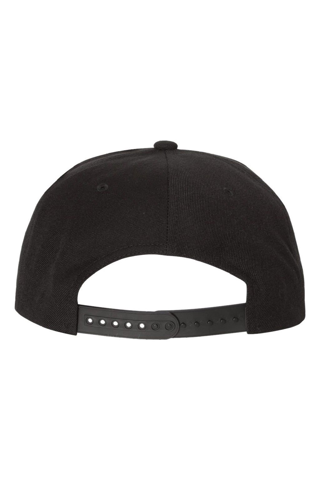 Yupoong Hats 6089/6089MT Mens Adjustable Hat Black/Camo Flat Back