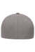 Flexfit Hats 6100NU Mens NU Stretch Fit Hat Grey Flat Back