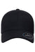 Flexfit Hats 6100NU Mens NU Stretch Fit Hat Black Flat Front
